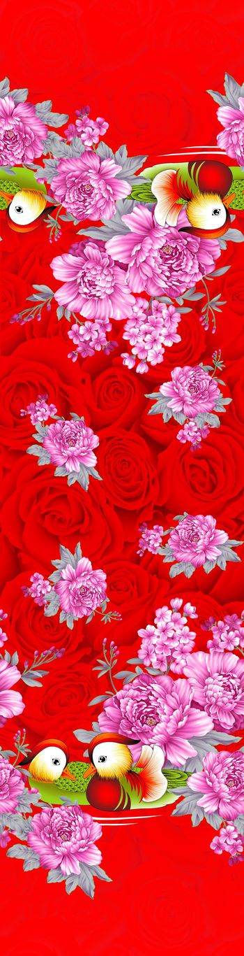 花朵印花华亿平台图片