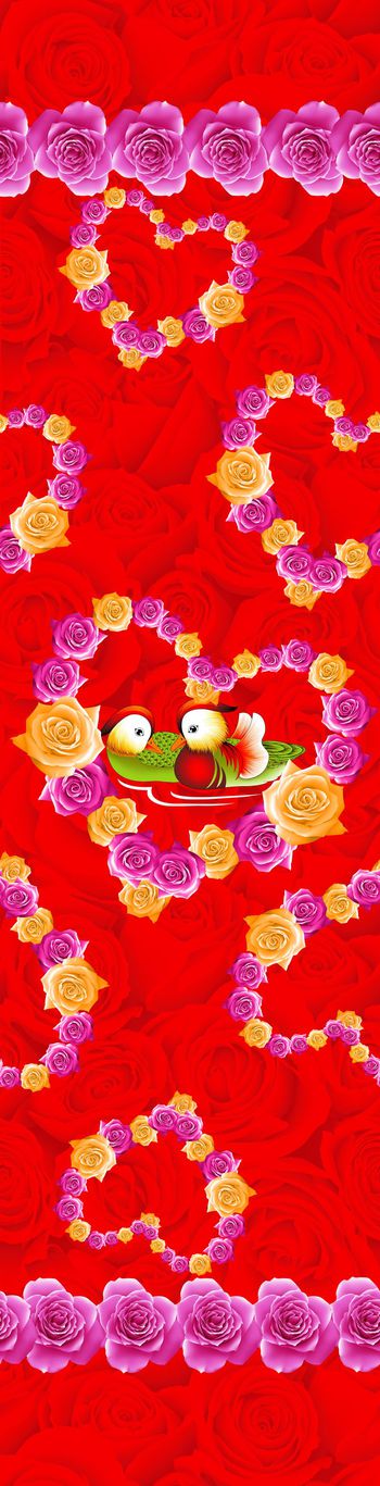 玫瑰印花华亿平台图片