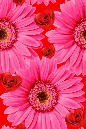 玫瑰印花华亿平台图片