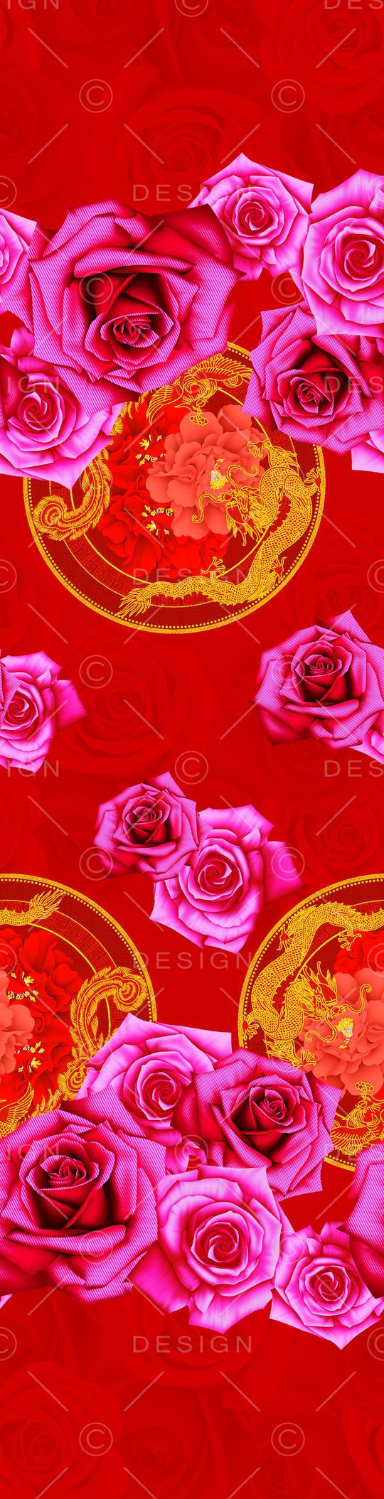 玫瑰印花华亿平台图片