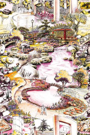 手绘印花华亿平台图片