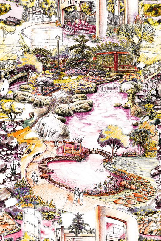 手绘印花华亿平台图片