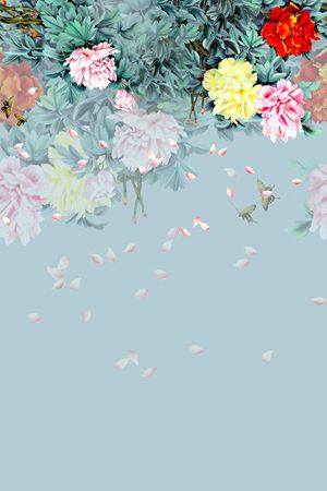 旗袍印花华亿平台图片