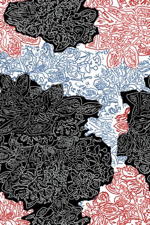 乱花印花华亿平台图片