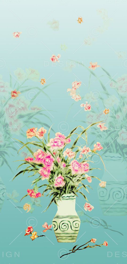 旗袍印花华亿平台图片