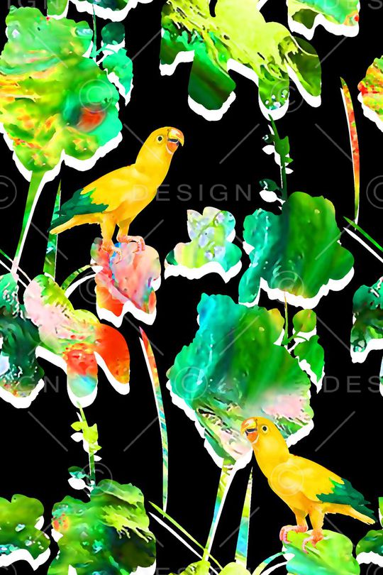 抽象几何清爽梦幻艺术平底立体手绘满版最新高清数码蕾丝民族中国风绣花珠宝肌理时尚潮

流大牌复古欧美风热带风情印花华亿平台图片