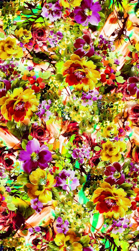 碎花印花华亿平台图片