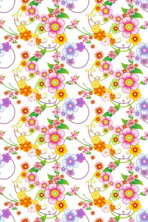 风格花卉印花华亿平台图片