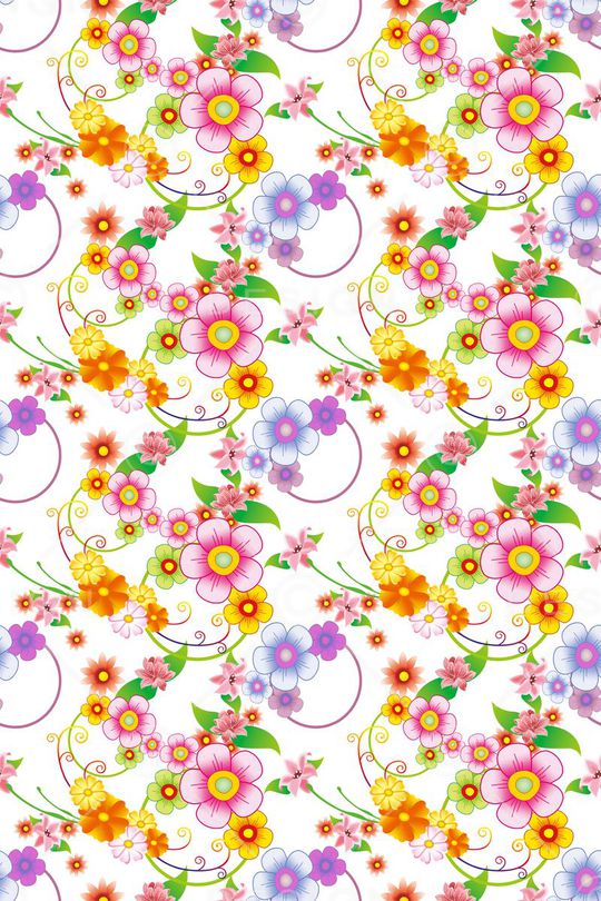 风格花卉印花华亿平台图片