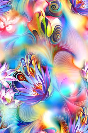 抽象印花华亿平台图片