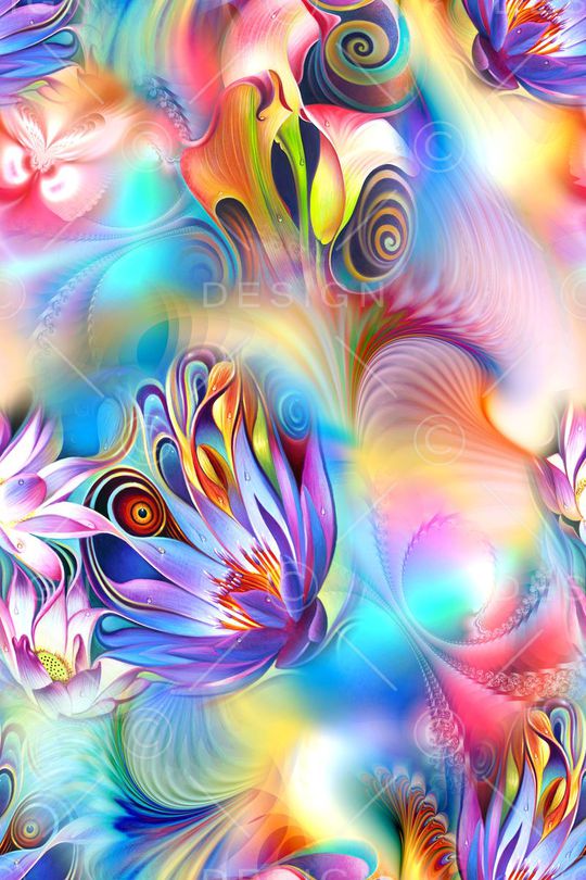 抽象印花华亿平台图片