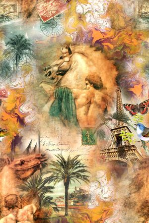 欧式印花华亿平台图片