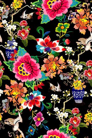 时尚印花华亿平台图片