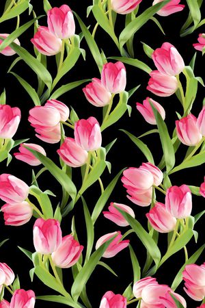 郁金香印花华亿平台图片