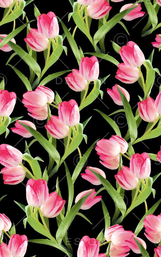 郁金香印花华亿平台图片