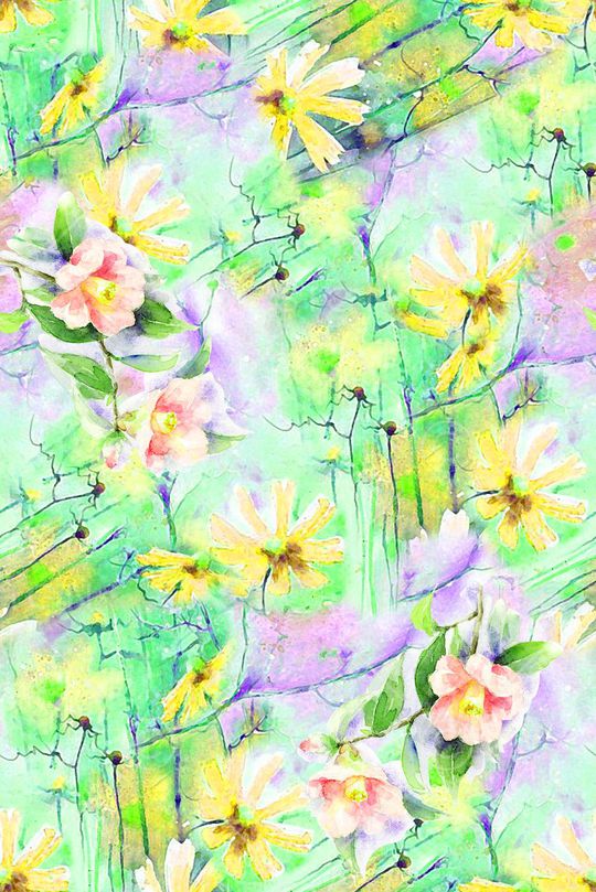 时尚抽象纹理印花印花华亿平台图片