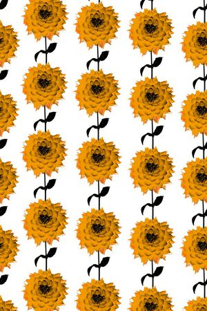 花卉组合印花华亿平台图片