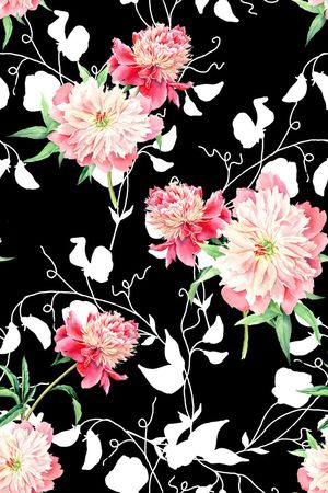 绣球花印花华亿平台图片