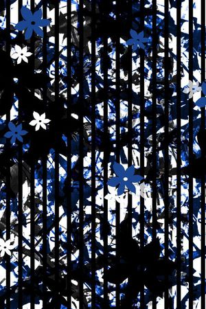 抽象几何印花华亿平台图片