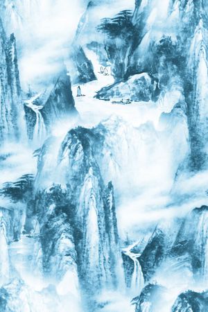 中国风印花华亿平台图片