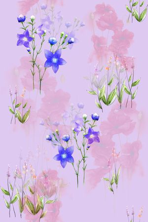 手绘印花华亿平台图片