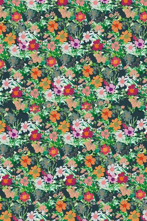 小碎花印花华亿平台图片