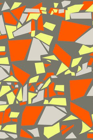 不规则几何印花华亿平台图片