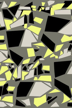 不规则几何印花华亿平台图片