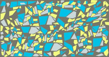 不规则几何印花华亿平台图片