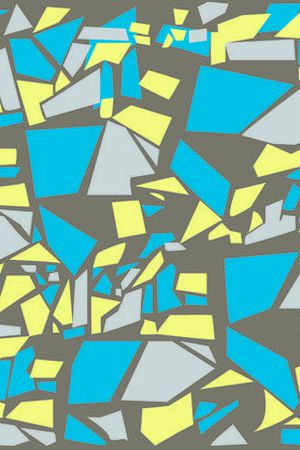 不规则几何印花华亿平台图片