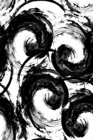 水墨印花华亿平台图片