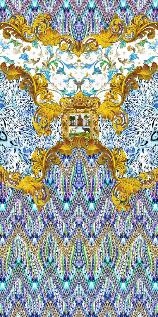 条纹印花华亿平台图片