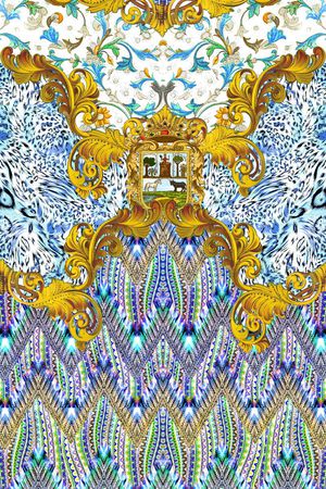 条纹印花华亿平台图片