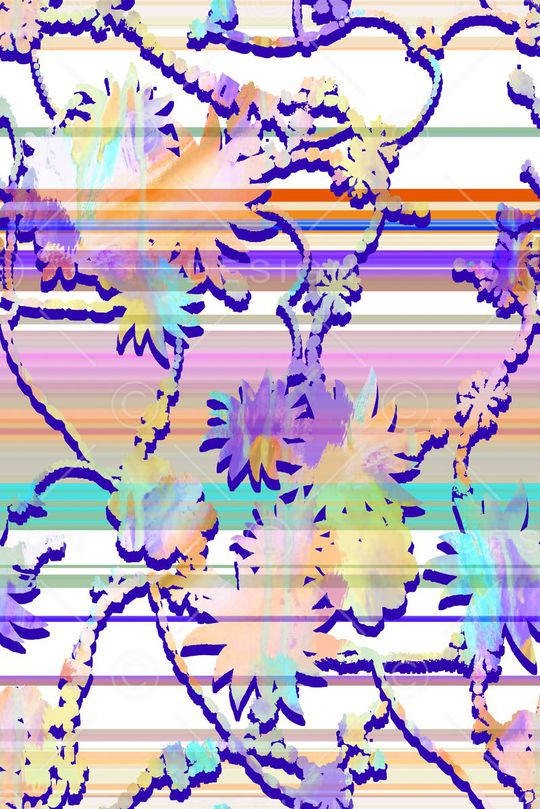 抽象几何清爽梦幻艺术平底立体手绘满版最新高清数码蕾丝民族中国风绣花珠宝肌理时尚潮

流大牌复古欧美风彩色条纹印花华亿平台图片