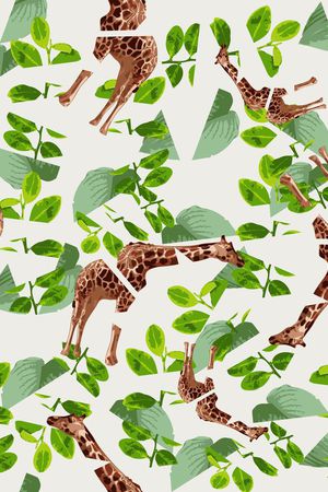 动物纹印花华亿平台图片