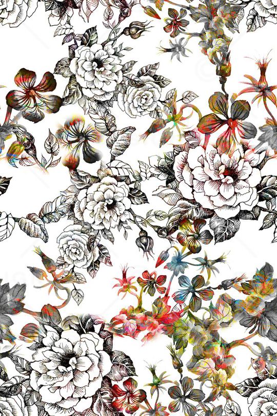 碎花印花华亿平台图片