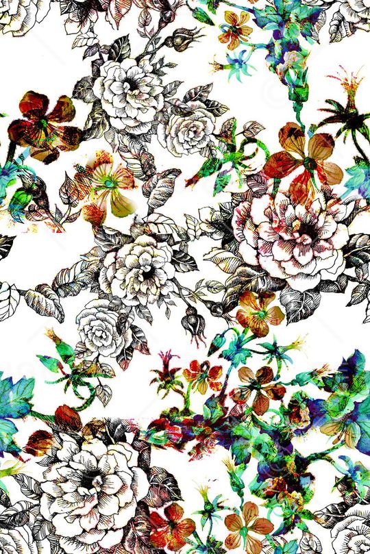 碎花印花华亿平台图片