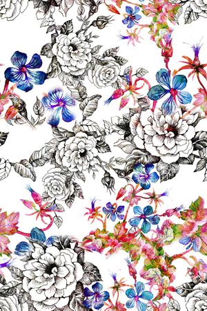 碎花印花华亿平台图片