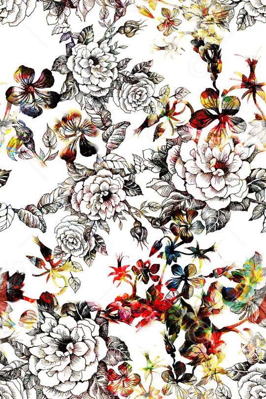 碎花印花华亿平台图片