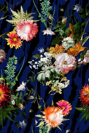 写实油画花卉印花华亿平台图片