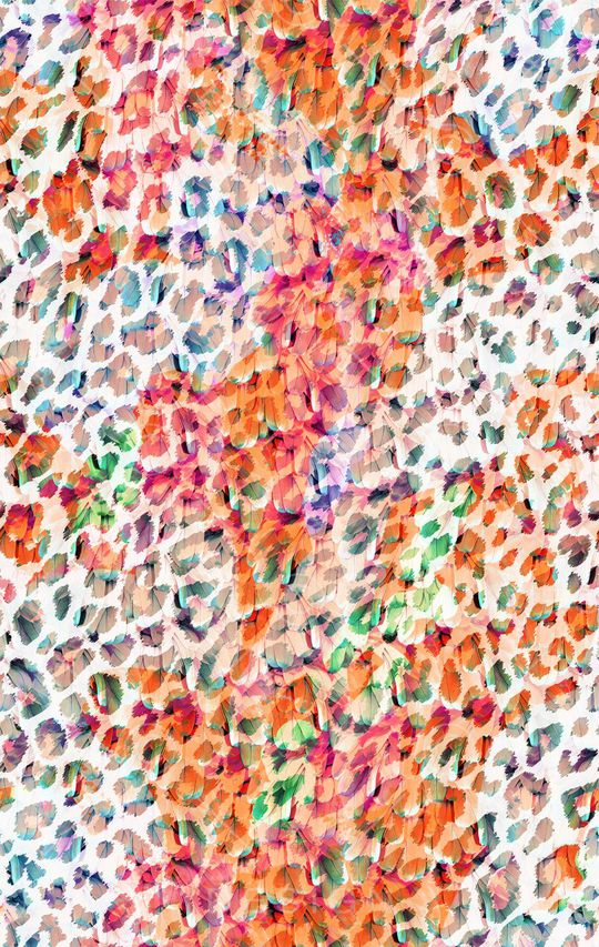 羽毛印花华亿平台图片