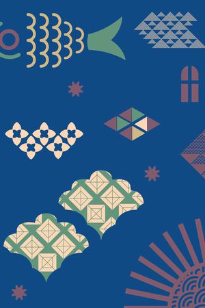 和风系多品可搭小韵味印花华亿平台图片