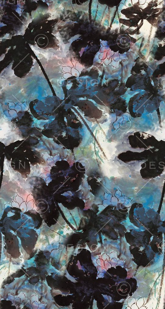 中国风印花华亿平台图片