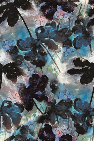 中国风印花华亿平台图片