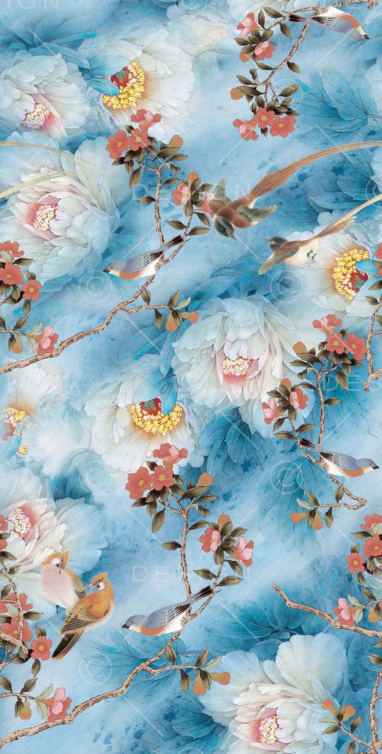 中国风印花华亿平台图片