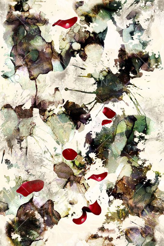 水彩肌理印花华亿平台图片