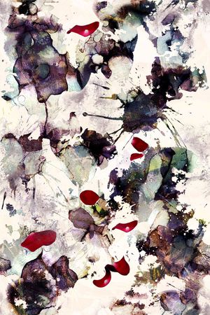 水彩肌理印花华亿平台图片