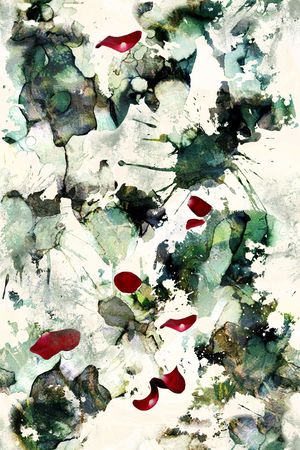 水彩肌理印花华亿平台图片