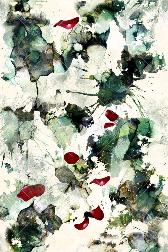 水彩肌理印花华亿平台图片