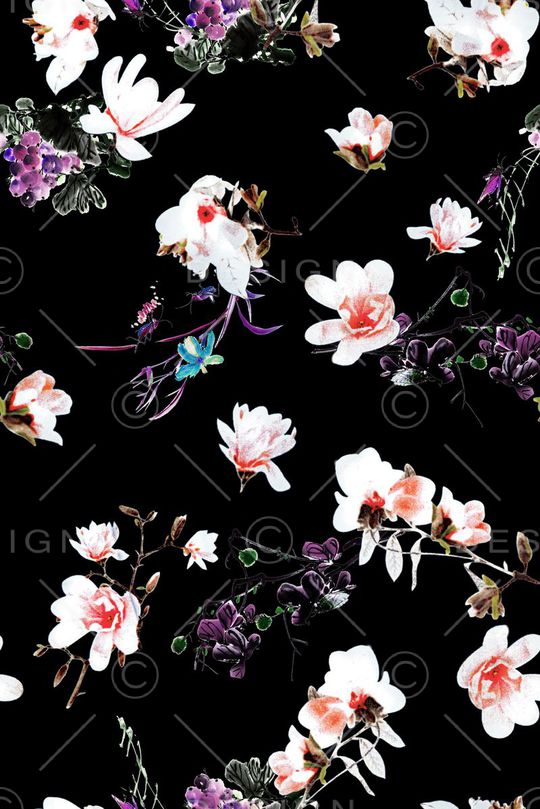 花朵印花华亿平台图片